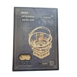 ROKR Mechanical Music Box Starry Night Kit New